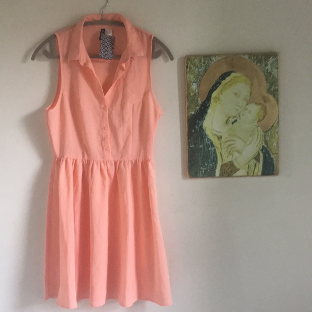 NWT H&M Collared Sleeveless Dress